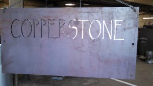 Copperstone Apartment Sign
